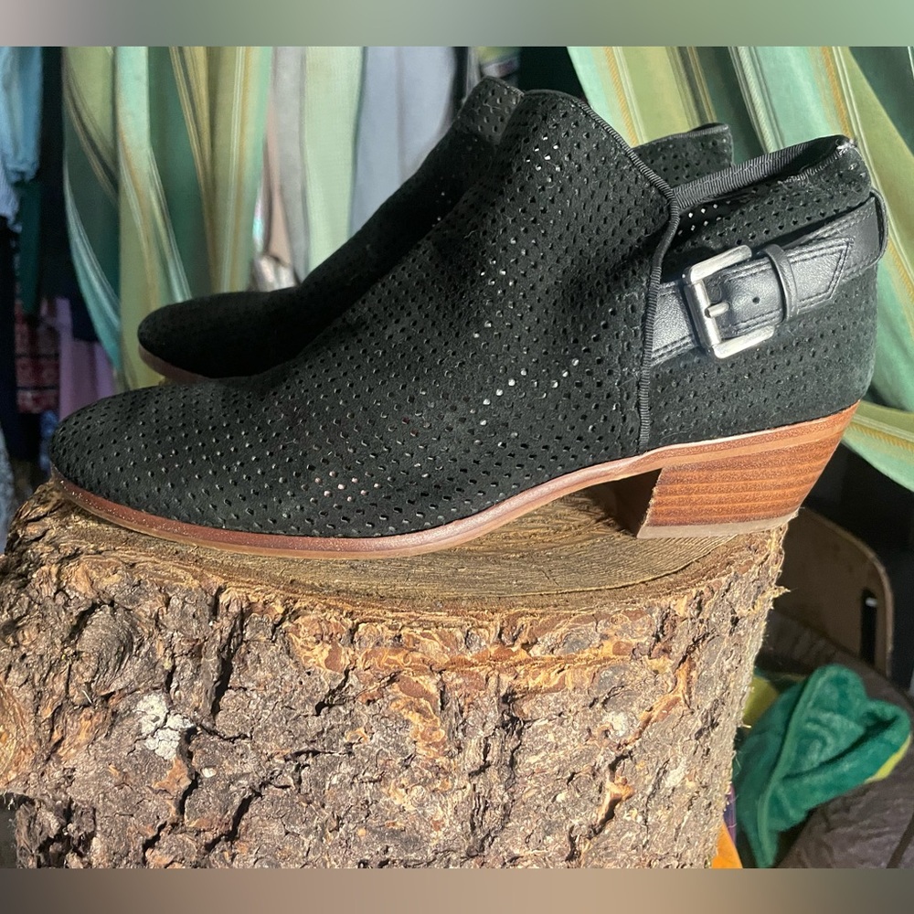 Sam Edelman Black Ankle Booties with Chunky Heel